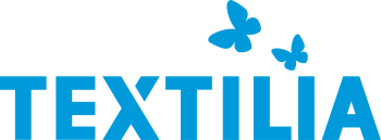 textilia logo med sommerfugle
